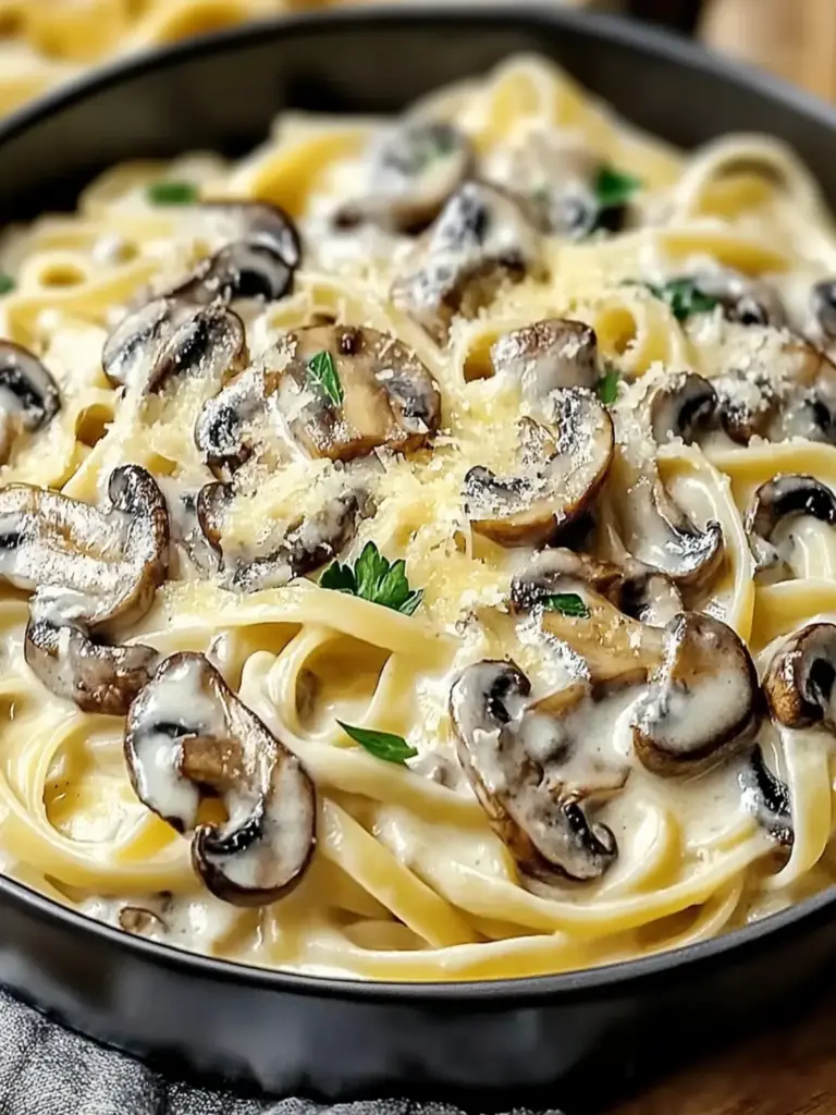 Creamy Mushroom Gruyere Pasta
