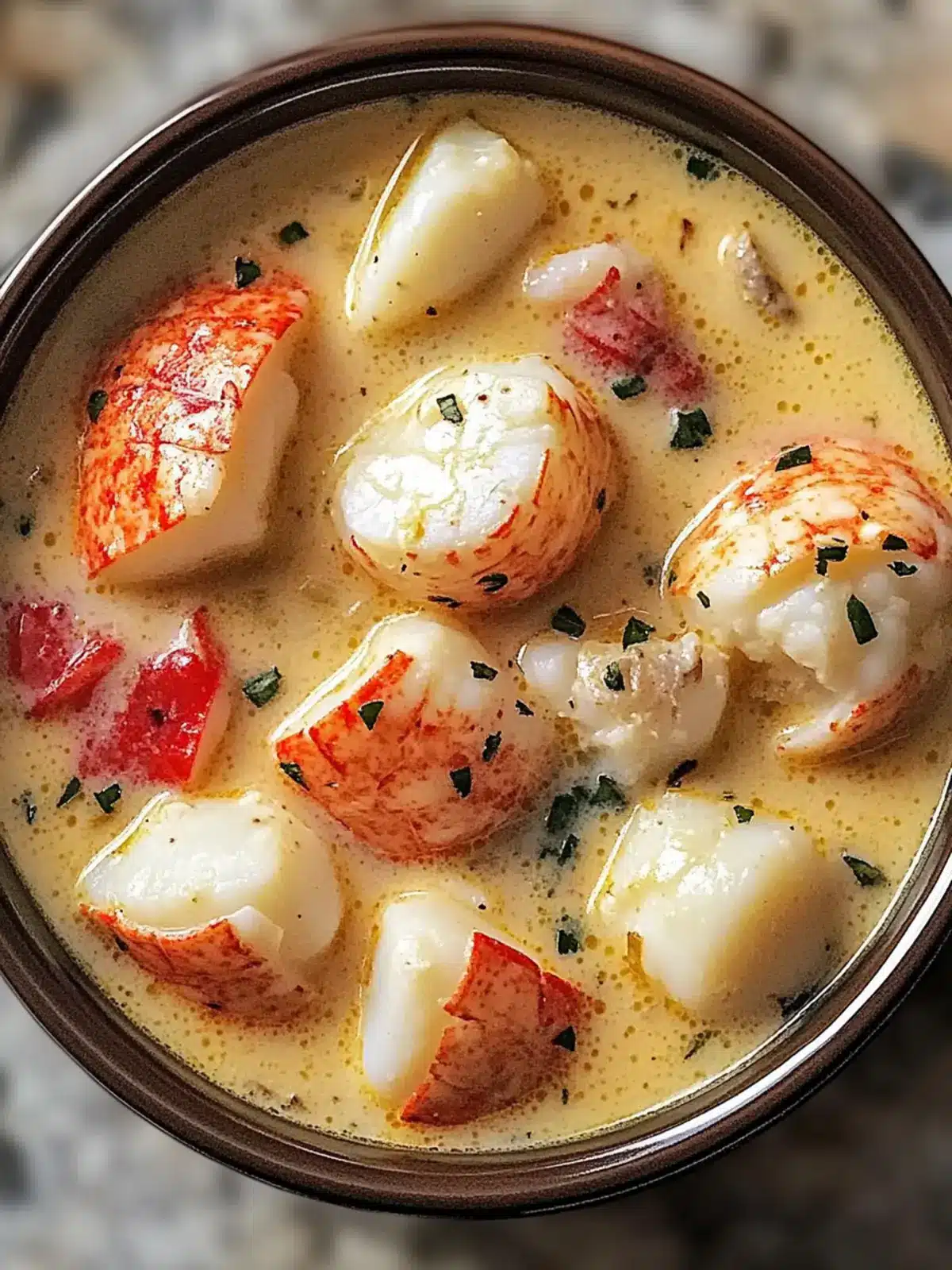 Savor the Sea: Creamy Lobster & Scallop Chowder Bliss 4 Savor the Sea: Creamy Lobster & Scallop Chowder Delight