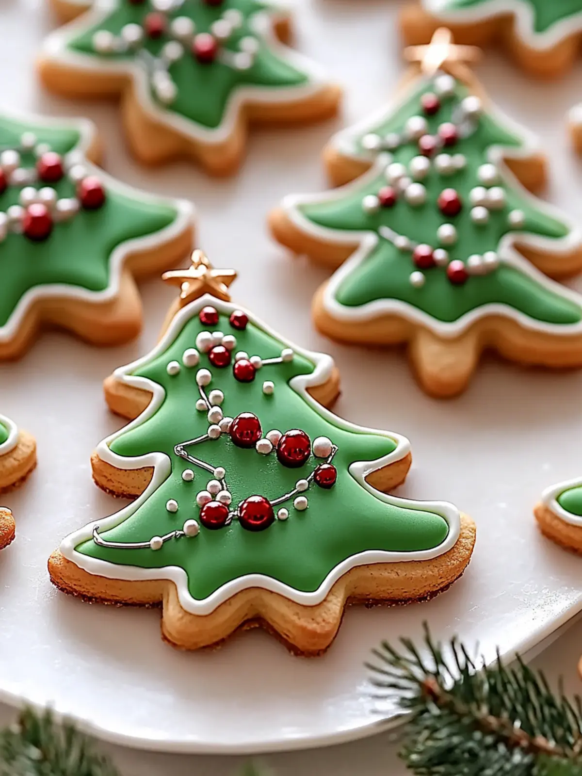 Festive Decorated Christmas Tree Cookies to Brighten Your Holiday 2 Decorated Christmas Tree Cookies