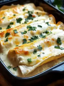 Creamy White Chicken Enchiladas That Whisk You Away Home 6 Creamy White Chicken Enchiladas