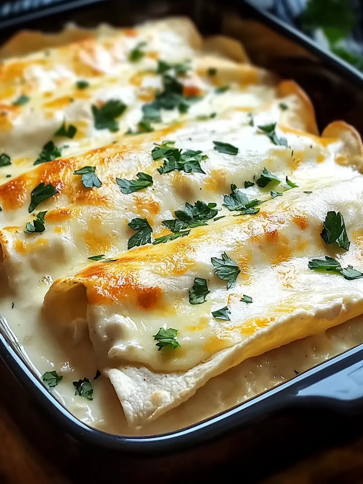 Creamy White Chicken Enchiladas That Whisk You Away Home 5 Creamy White Chicken Enchiladas