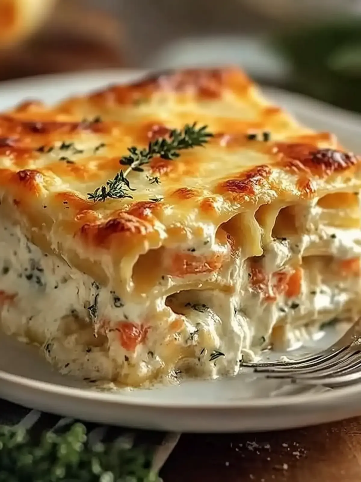 Savory Seafood Lasagna with Creamy Cheese Bliss 2 Seafood Lasagna Creamy Cheese