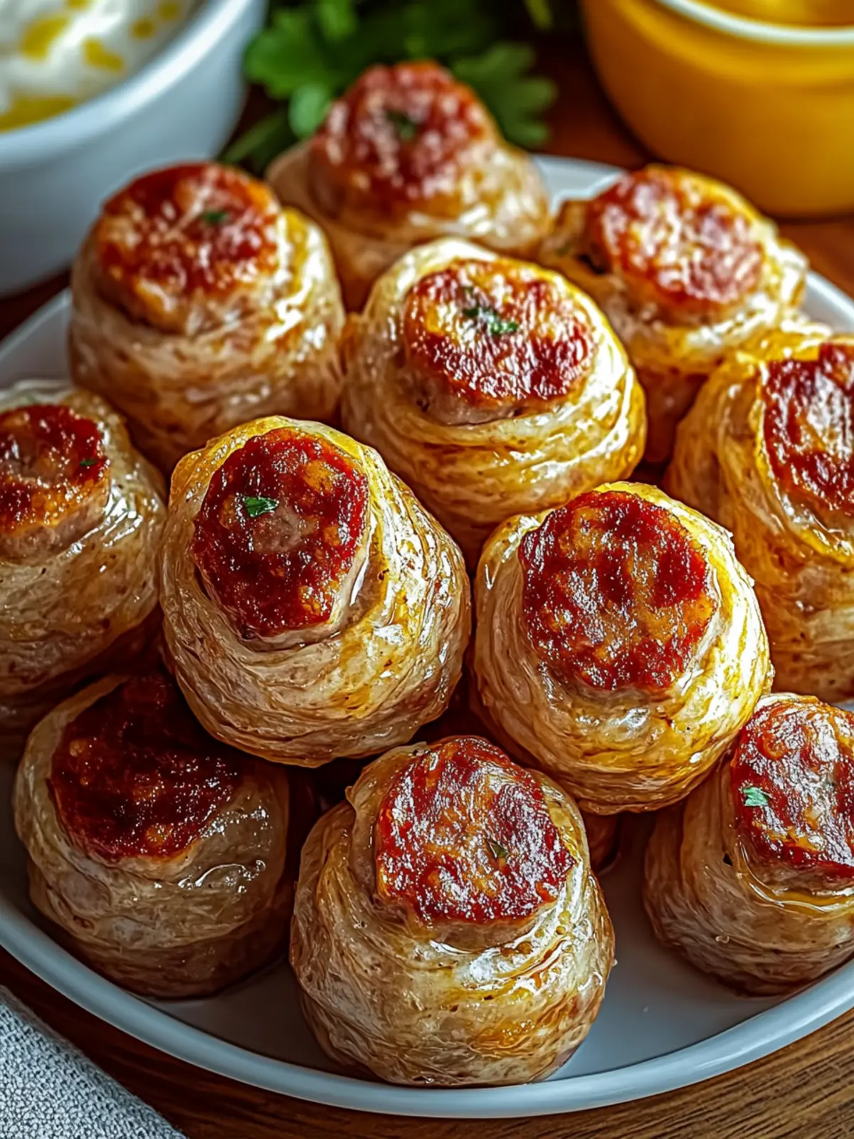 Kilted Sausage Bites