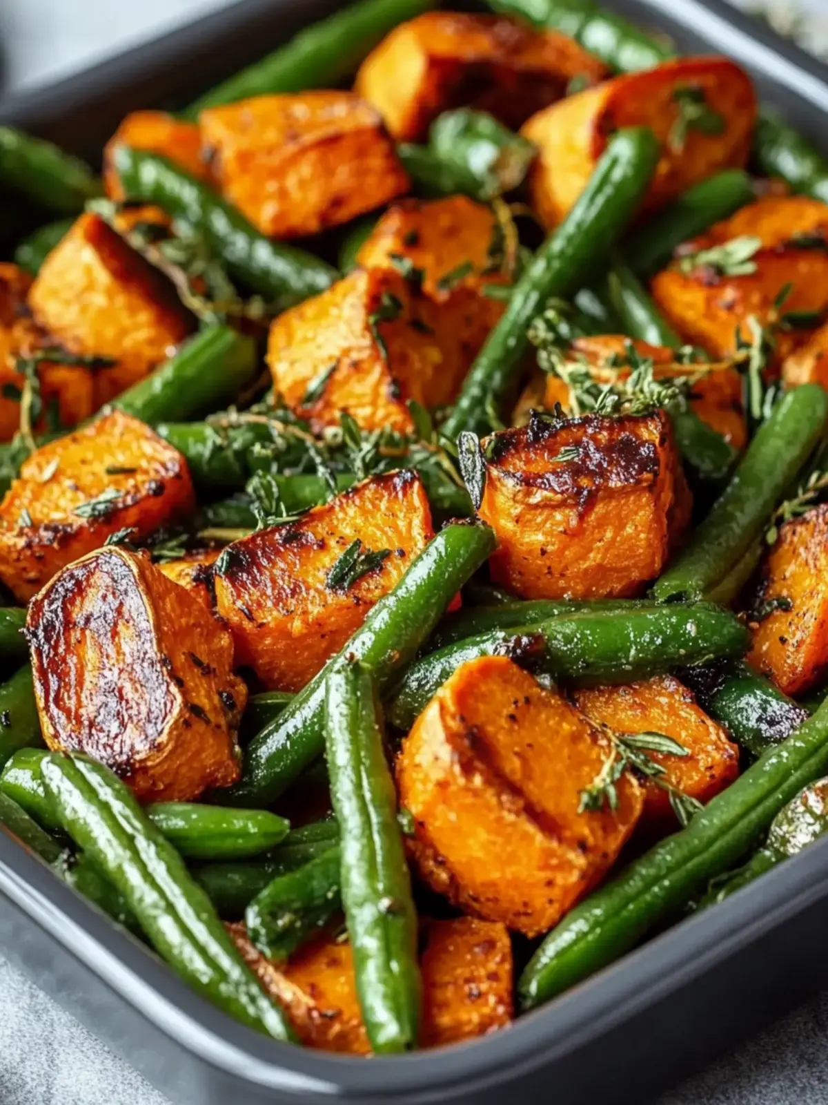 Sweet Potato & Green Bean Tray Bake: A Colorful Healthy Feast 3 Sweet Potato & Green Bean Tray Bake