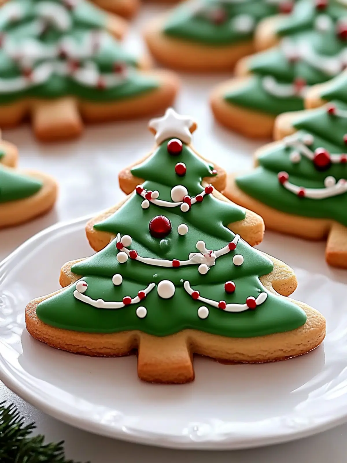 Festive Decorated Christmas Tree Cookies to Brighten Your Holiday 3 Decorated Christmas Tree Cookies
