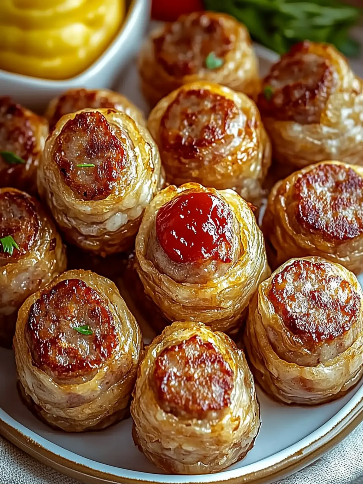 Kilted Sausage Bites