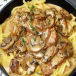 Pork Tenderloin in Creamy Mushroom Sauce & Pasta Bliss 6 Pork Tenderloin in Creamy Mushroom Sauce and Pasta