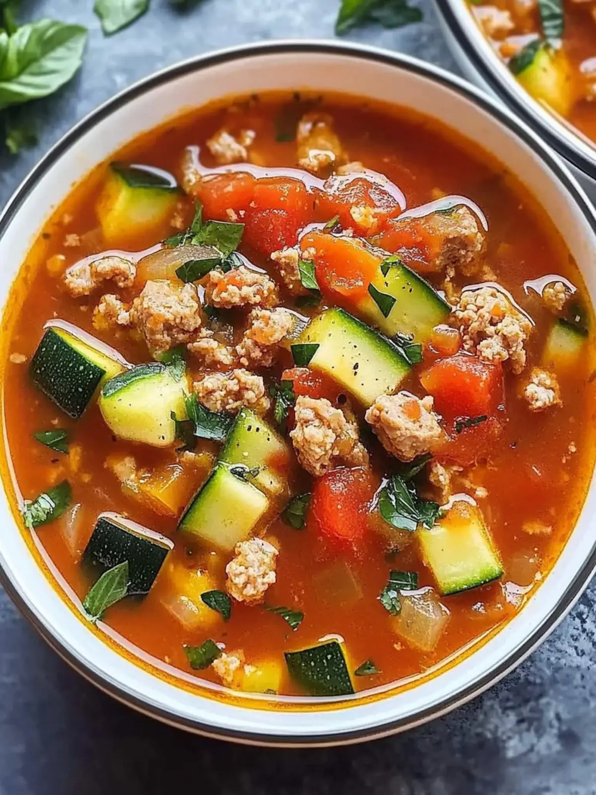 Zucchini Tomato Italian Sausage Soup for Ultimate Comfort 5 Zucchini Tomato Italian Sausage Soup