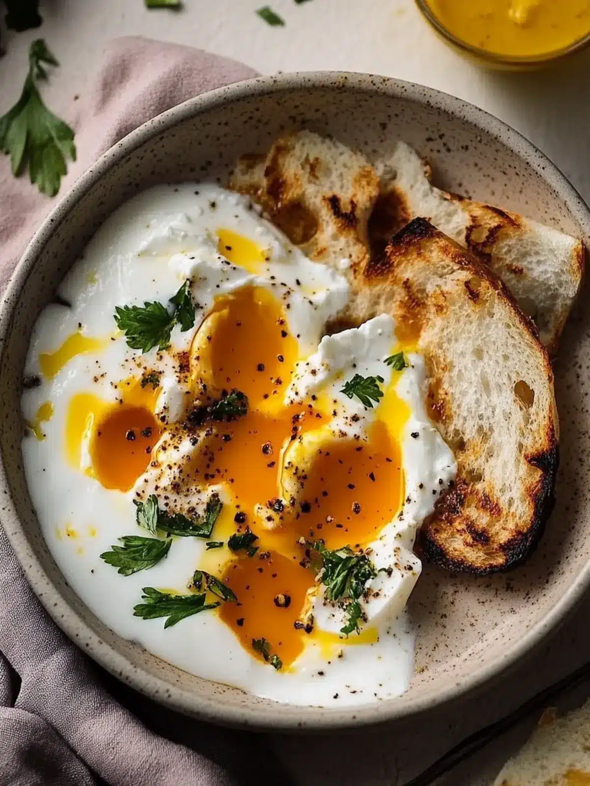 Çılbır: Turkish Eggs with Creamy Yogurt & Spiced Butter Bliss 5 Çılbır: Turkish Eggs with Creamy Yogurt & Butter Sauce
