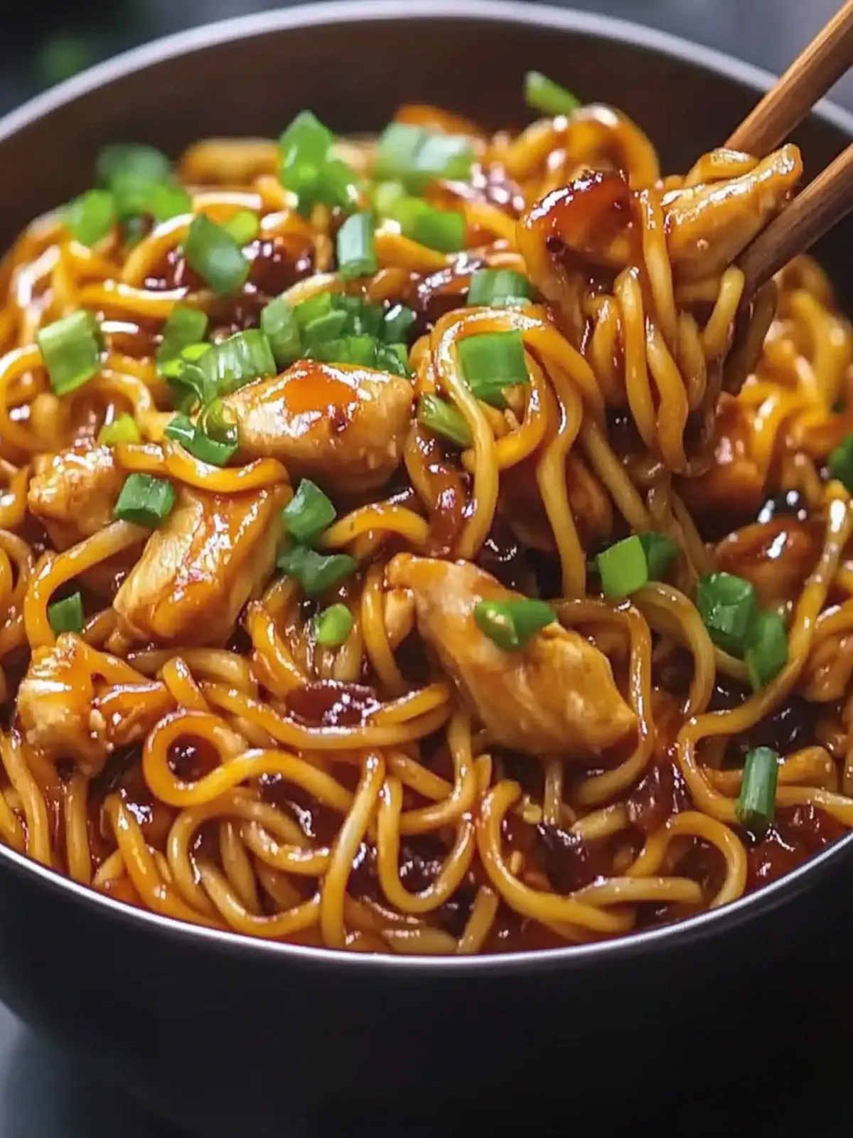 Sticky Garlic Chicken Noodles for a Cozy Night In 3 Sticky Garlic Chicken Noodles