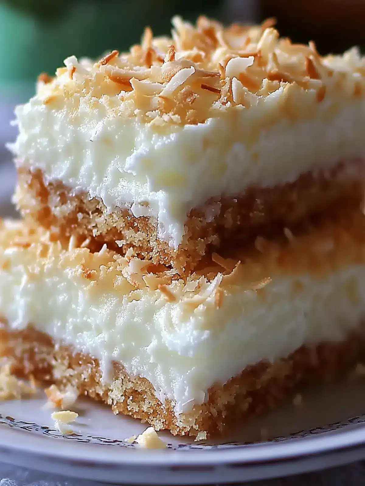 Decadent Coconut Cream Bars: Sweet Bliss in Every Bite 3 Decadent Coconut Cream Bars