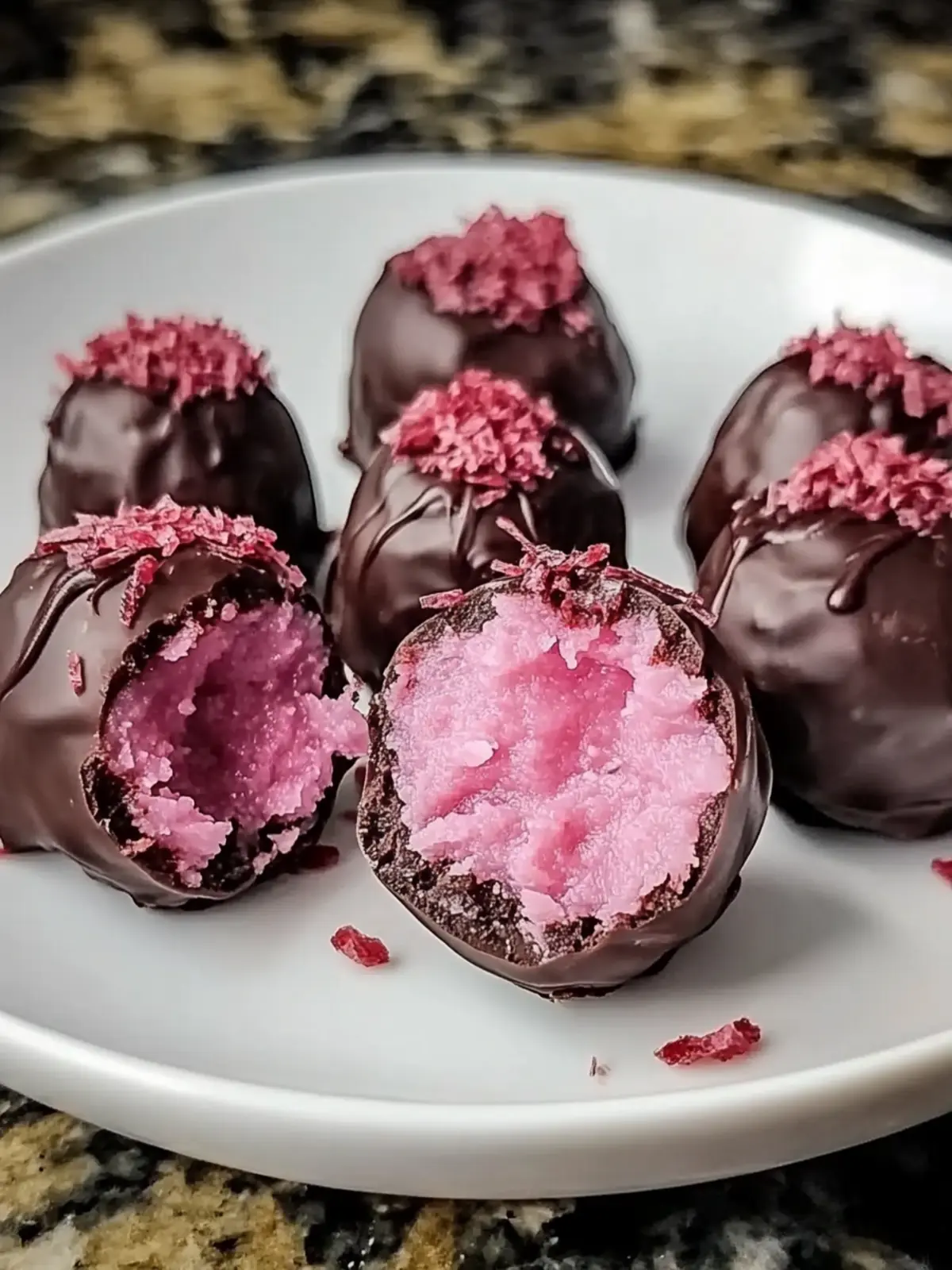 Cherry Mash Truffles