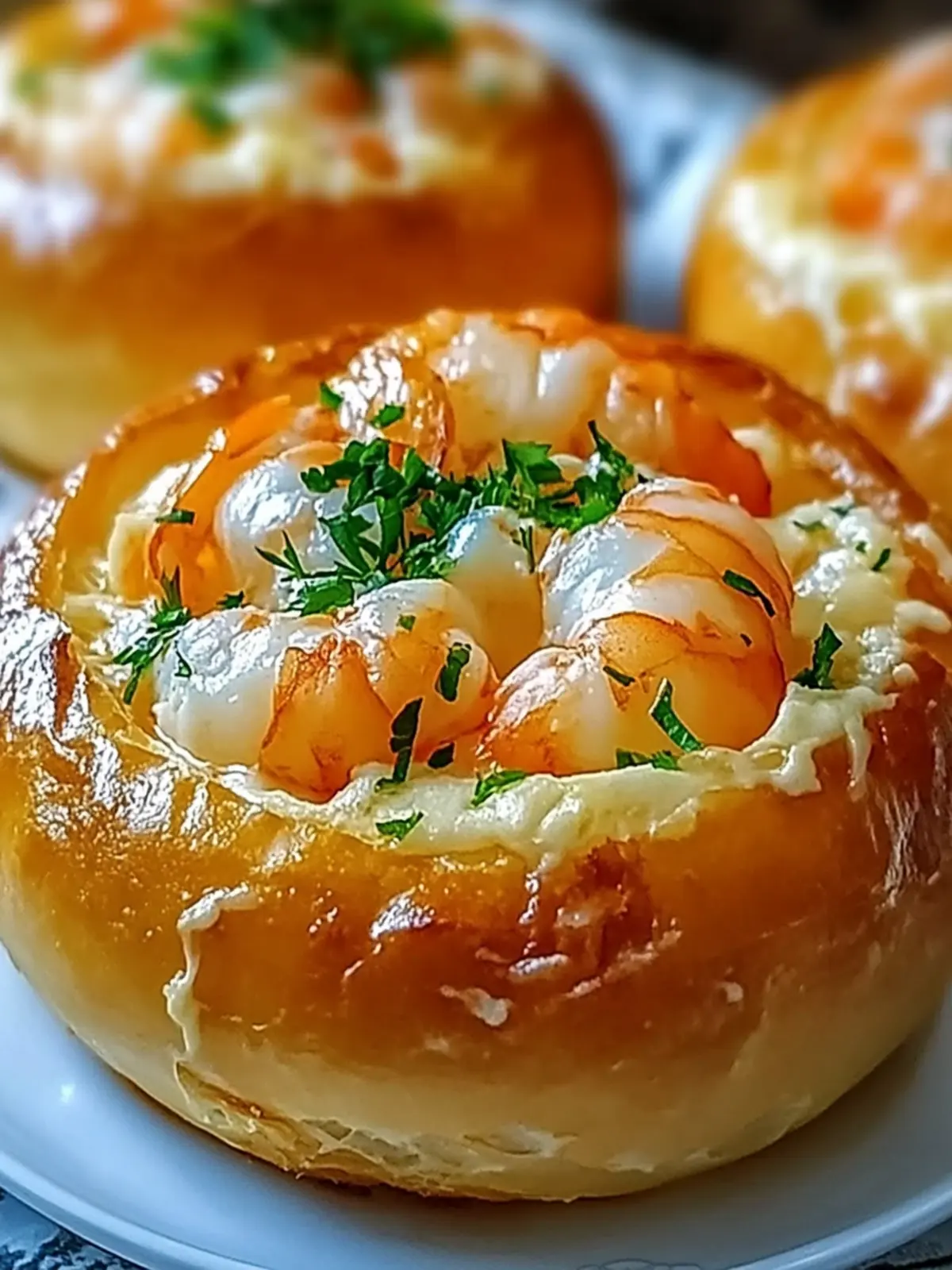 Stuffed Seafood Bread Bowl