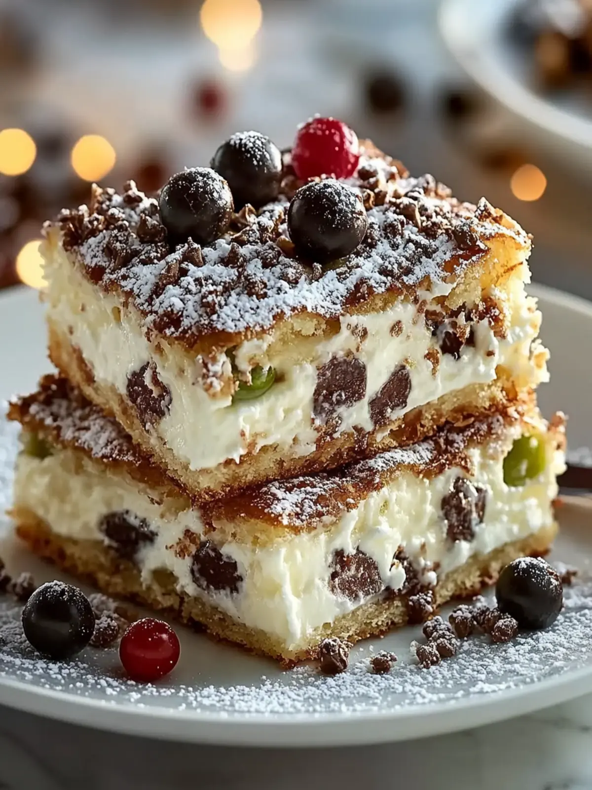 Classic Cannoli Squares