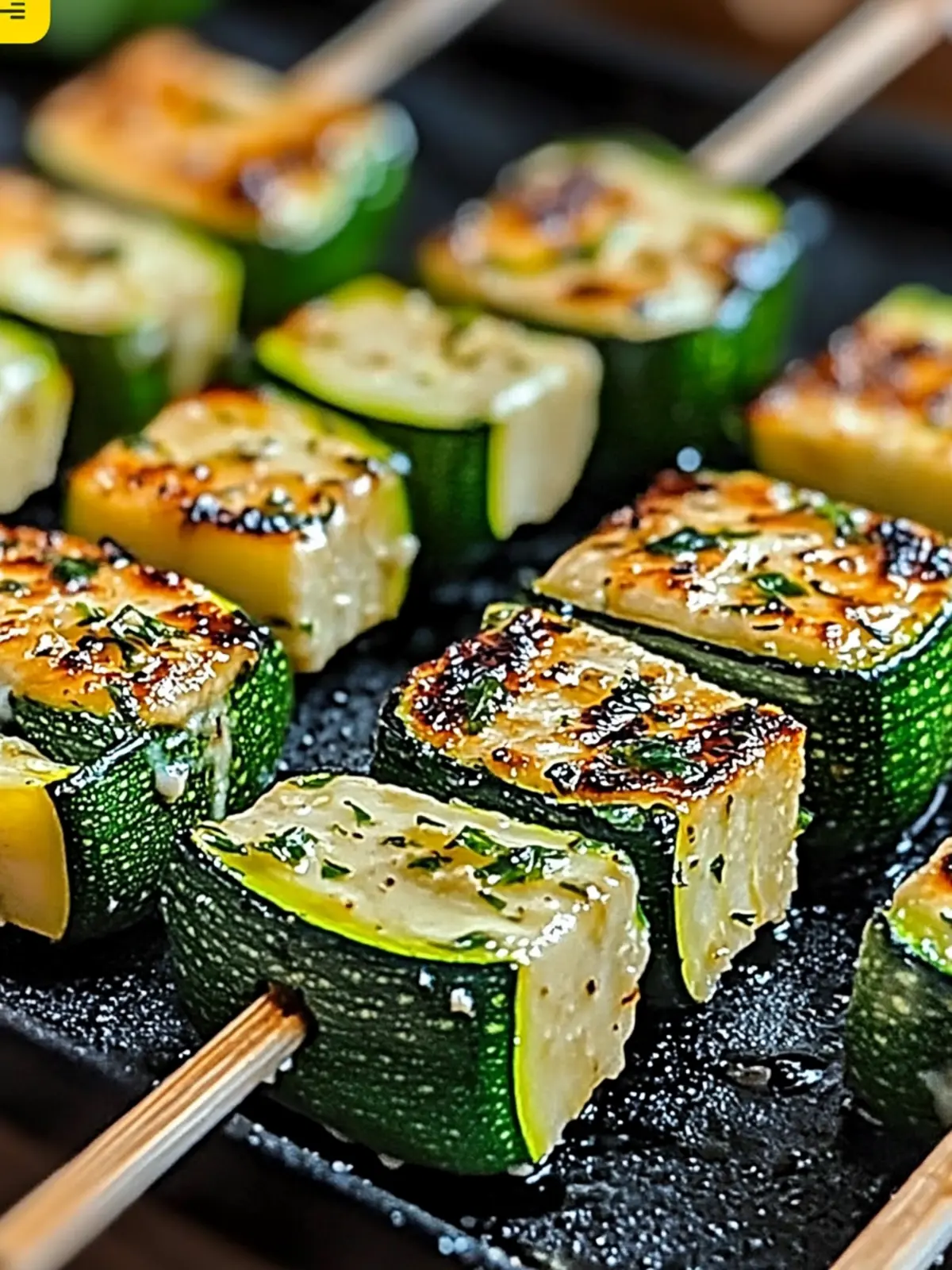 Grilled Garlic Butter Zucchini Skewers for Your Summer BBQ 4 Garlic Butter Zucchini Skewers