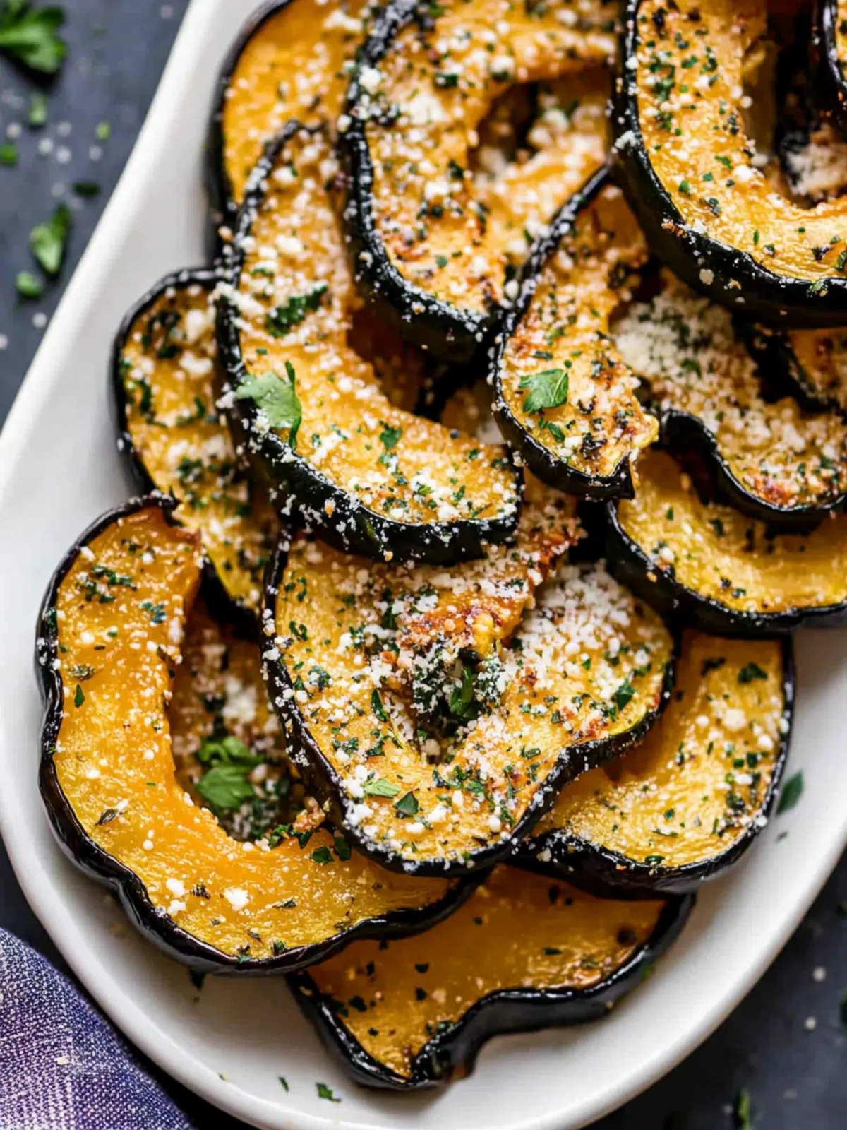 Irresistible Parmesan Herb Roasted Acorn Squash Delight 4 Parmesan Herb Roasted Acorn Squash