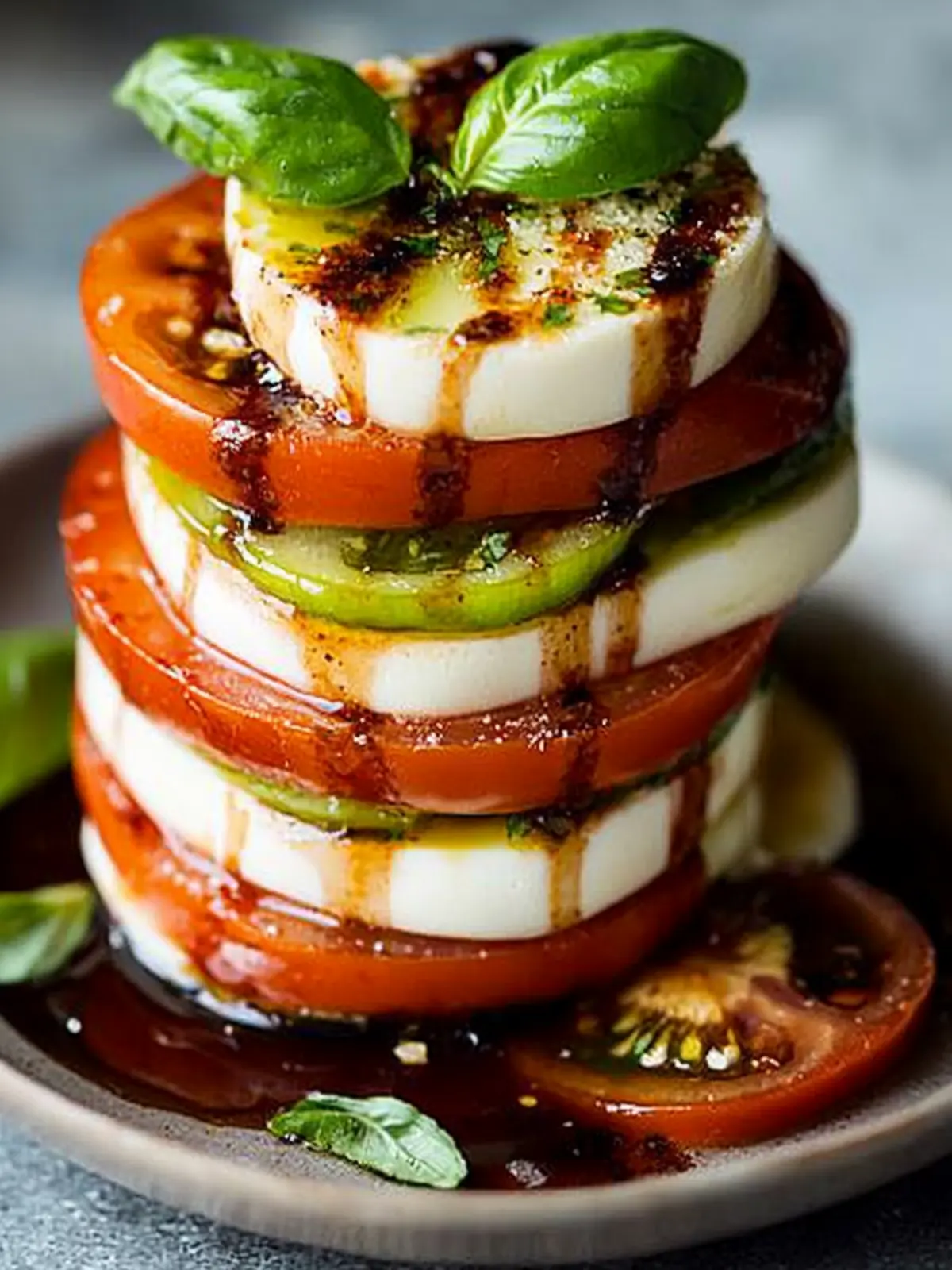 Elevate Parties with Roasted Tomato Caprese Towers Recipe 3 Roasted Tomato Caprese Towers Recipe