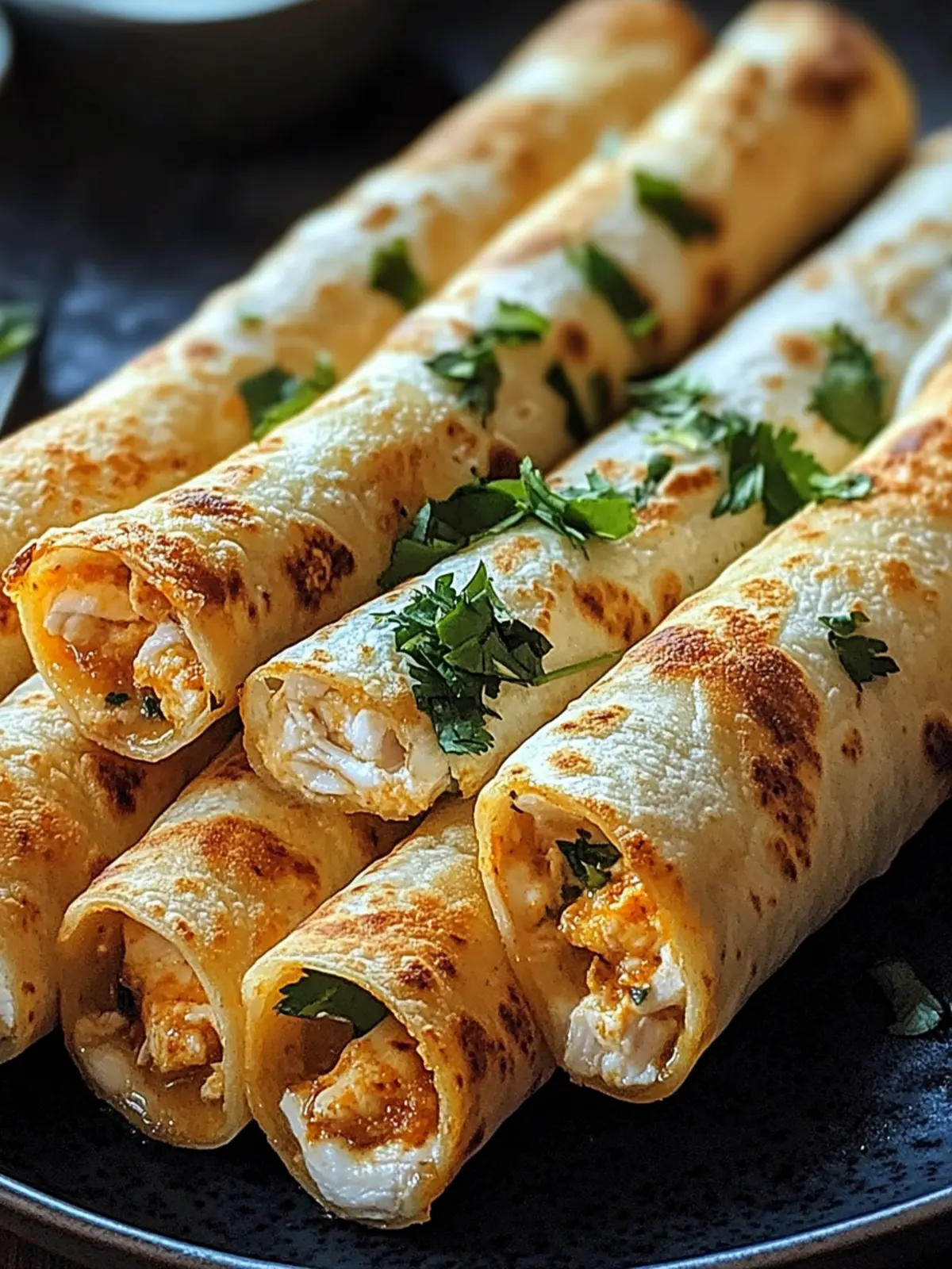 Crispy Chicken Taquitos