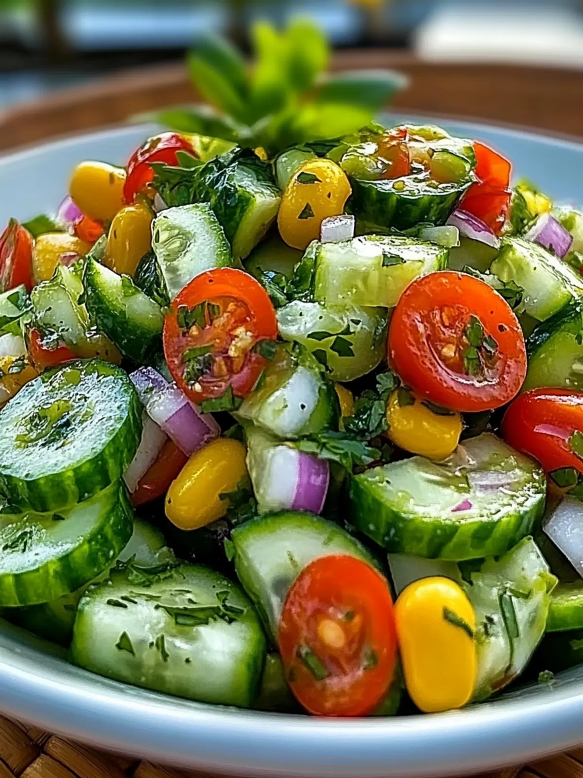 Zesty Mexican Cucumber Salad