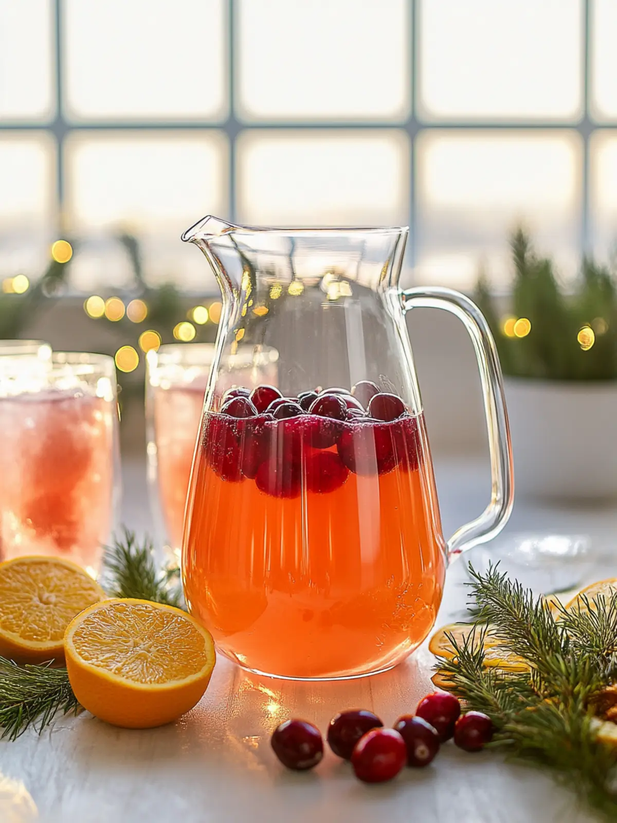 Cranberry-Orange Mimosa Pitcher for Joyful Brunch Vibes 5 Cranberry-Orange Mimosa Pitcher