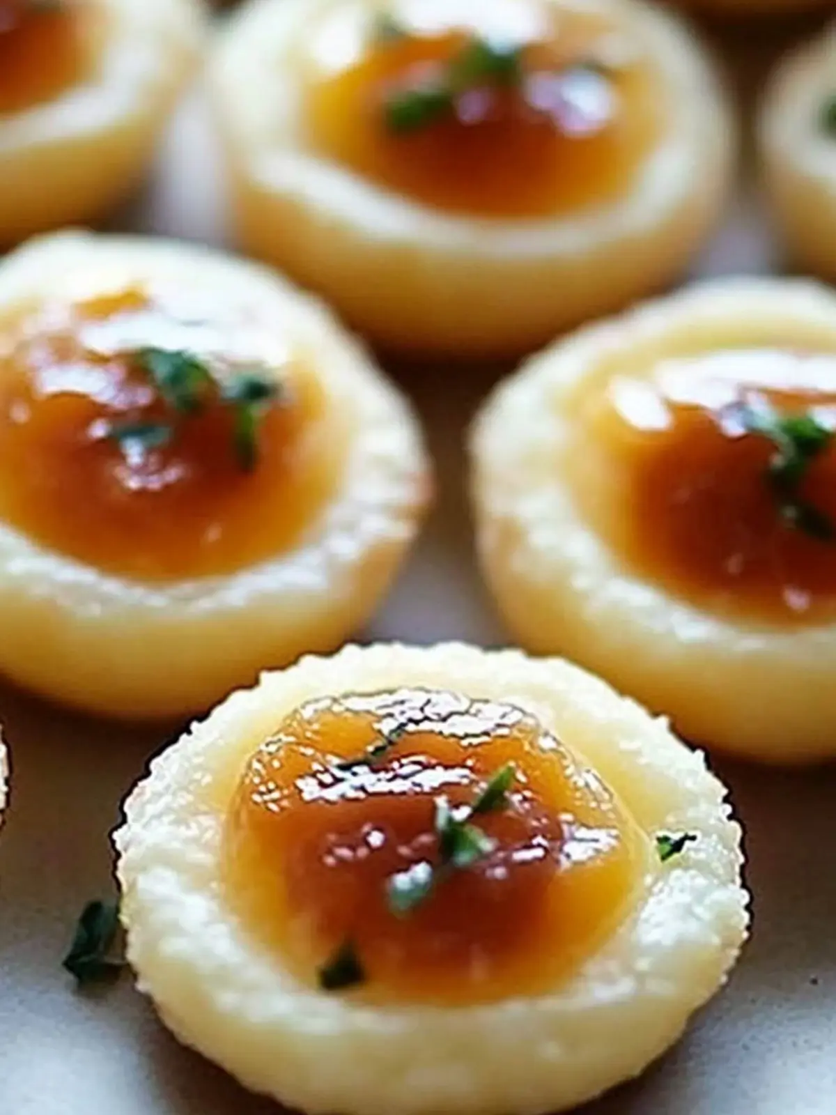 Irresistible Cheesy Thumbprint Appetizers with Spicy Jelly 4 Cheesy Thumbprint Appetizers