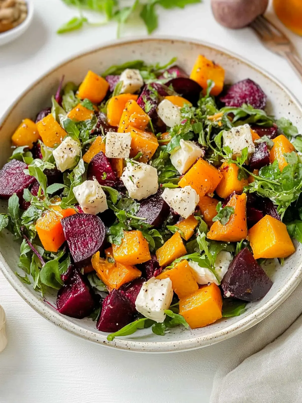 Butternut and Beetroot Salad