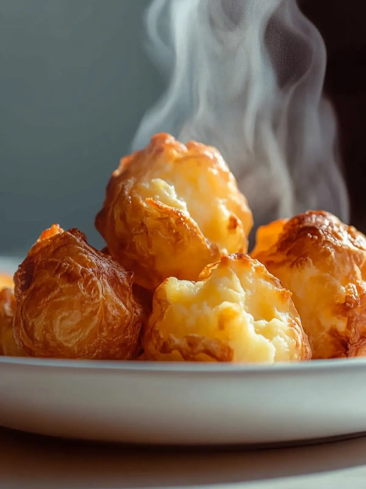 Crispy Mashed Potato Cheese Puffs