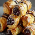 Triple Chocolate Puff Pastry Twists