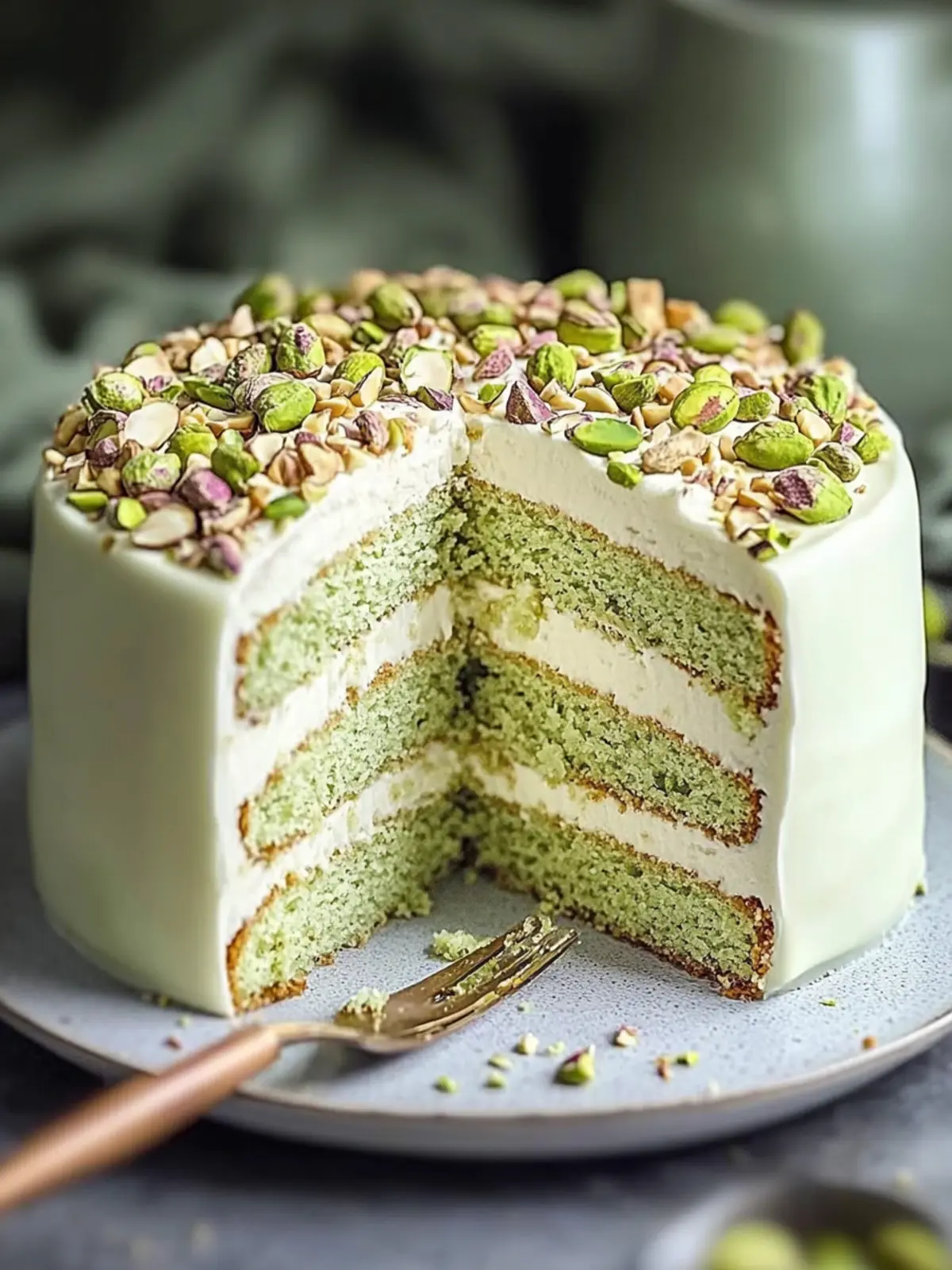 Irresistible White Chocolate Pistachio Cake for Every Celebration 4 White Chocolate Pistachio Cake