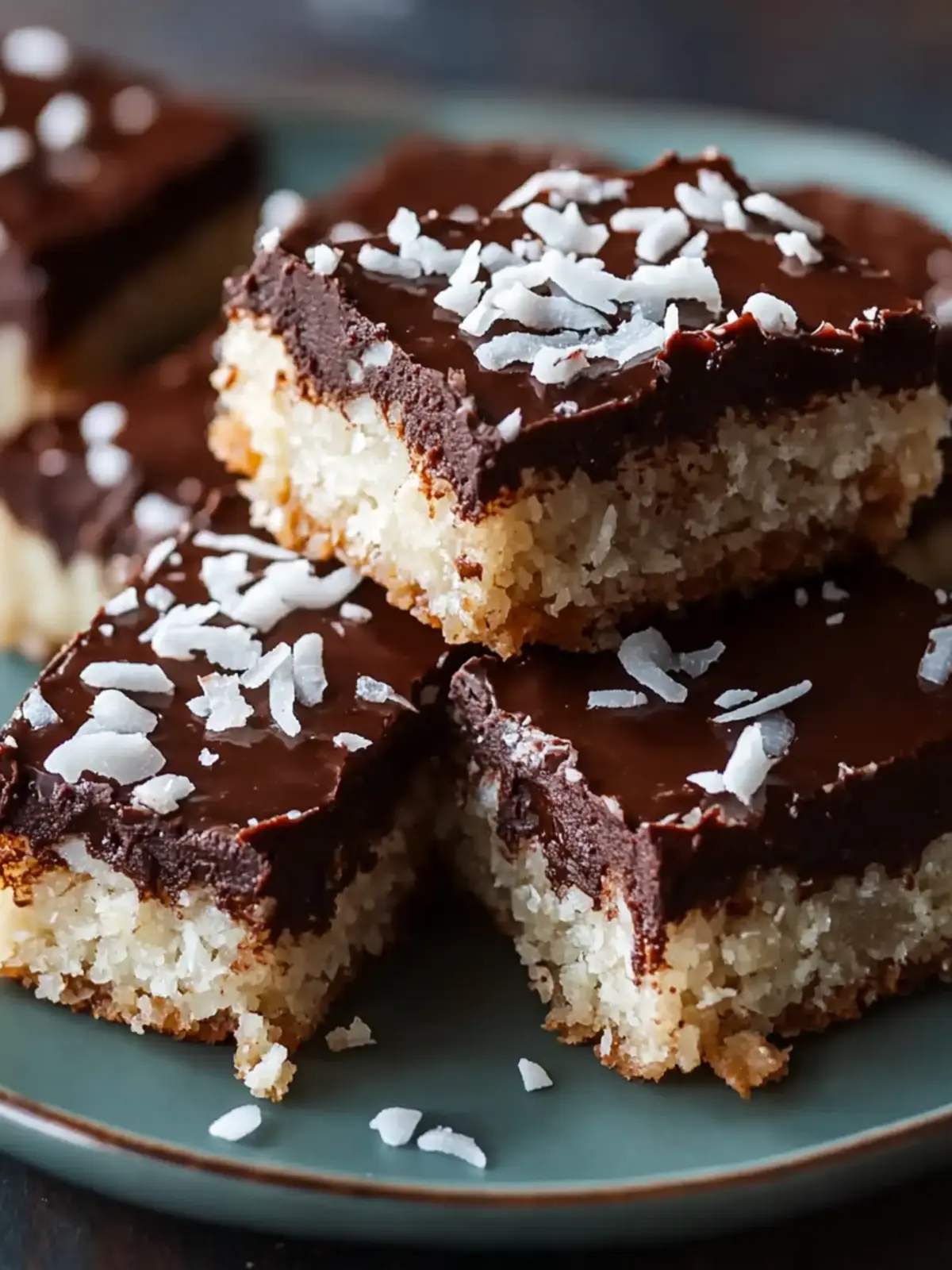 Irresistible Chocolate Coconut Bars Recipe You’ll Love! 2 Chocolate Coconut Bars Recipe