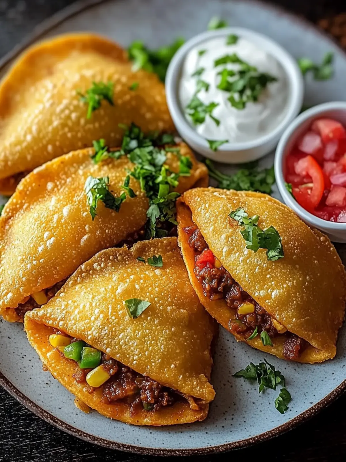 Spicy Crispy Mexican Taco Pockets