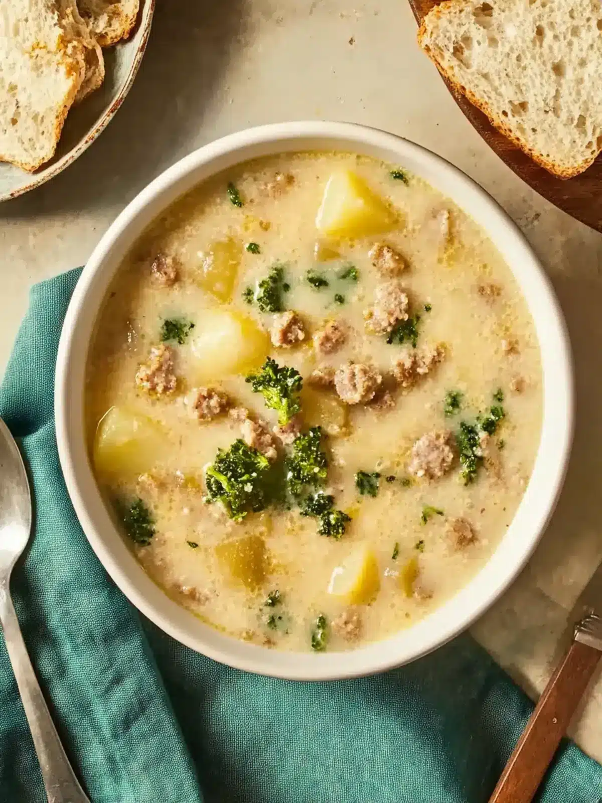 Cozy Crockpot Potato Soup with Sausage