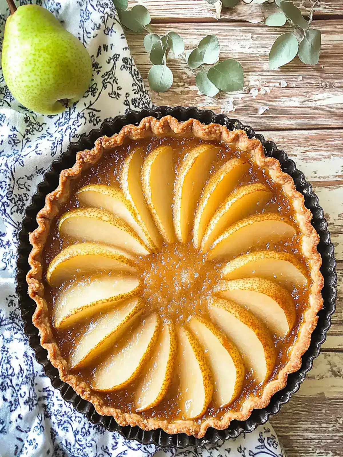 10 Minute Beautiful French Pear Tart That Will Wow Your Guests 5 10 Minute (Beautiful) French Pear Tart