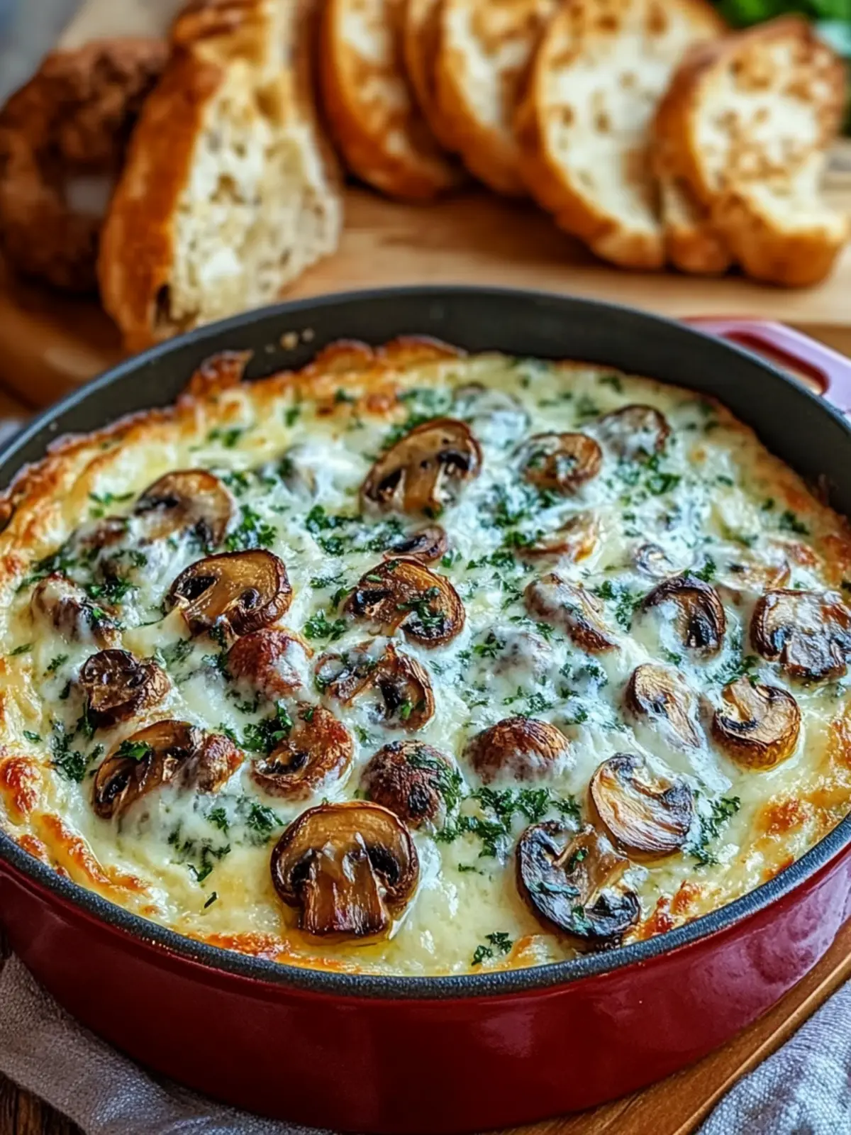Stuffed Mushroom Dip