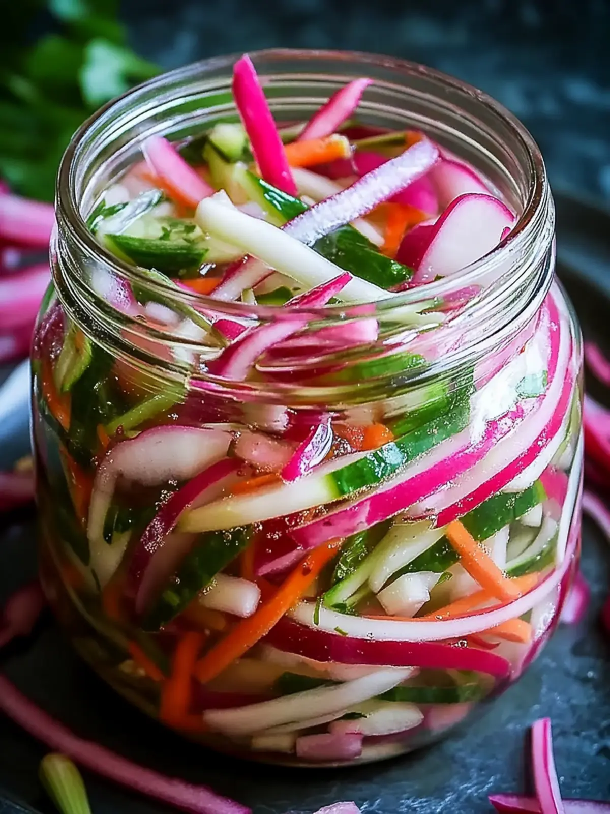 Fridge Pickled Radish & Veggies: Crunchy & Flavorful Delight 3 Fridge Pickled Radish & Vegetables