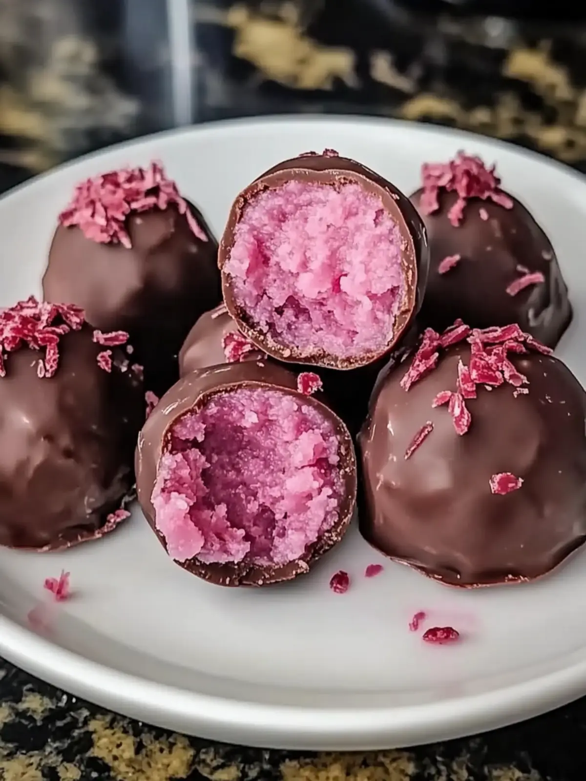 Cherry Mash Truffles