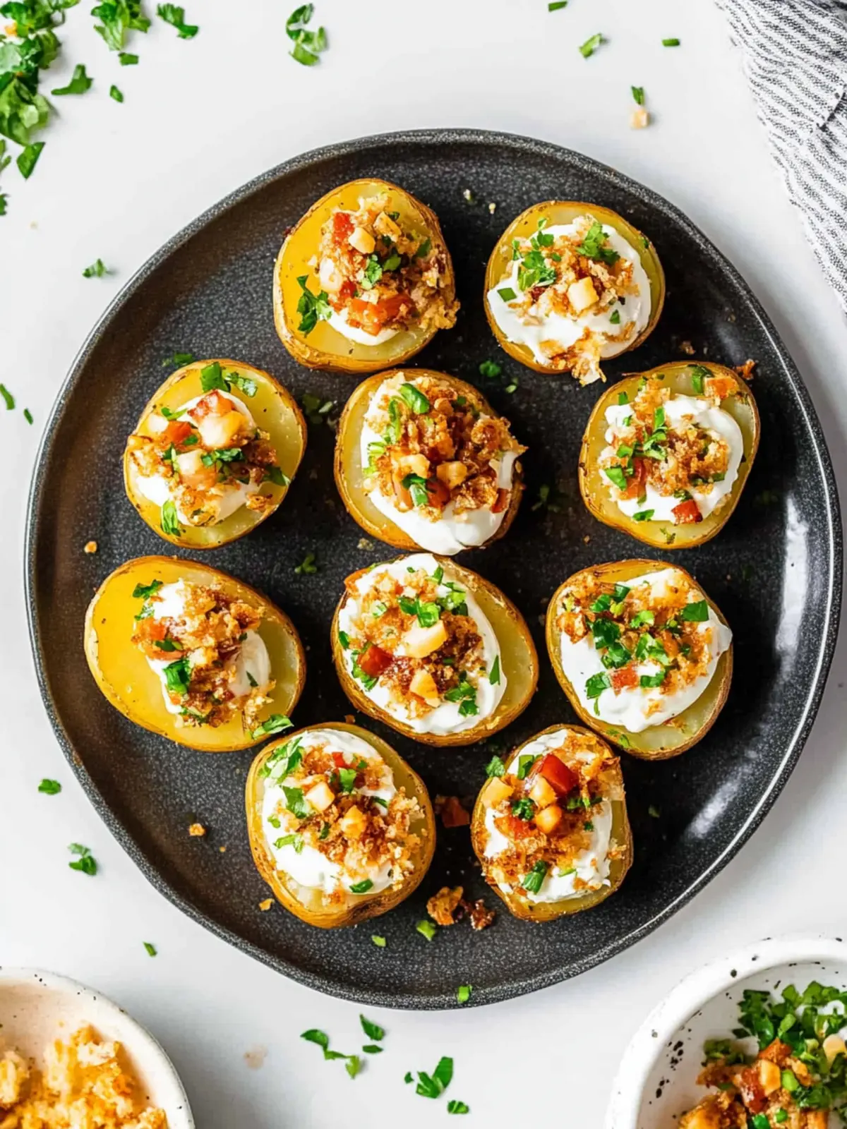 Irresistible Mini Baked Potatoes for a Cozy Gathering 2 Mini Baked Potatoes