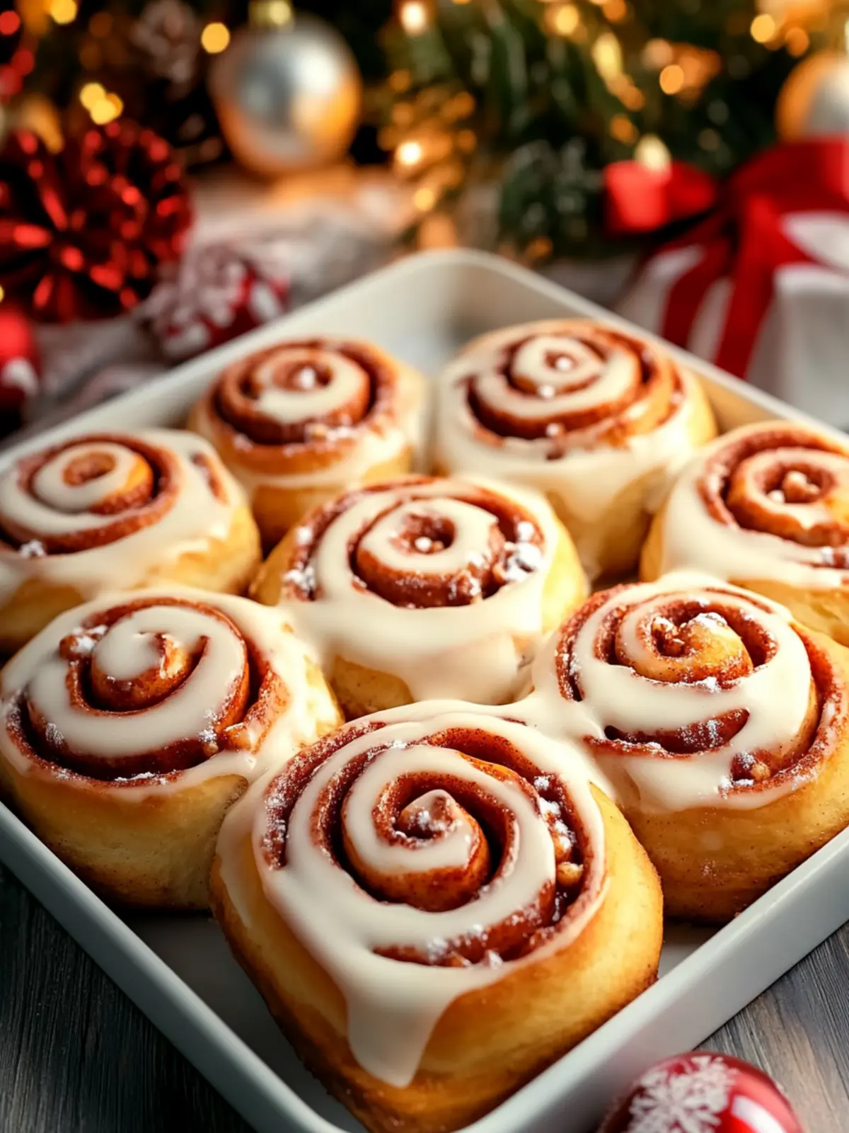 Irresistible Festive Christmas Cinnamon Rolls Recipe for Joyful Mornings 3 Festive Christmas Cinnamon Rolls Recipe
