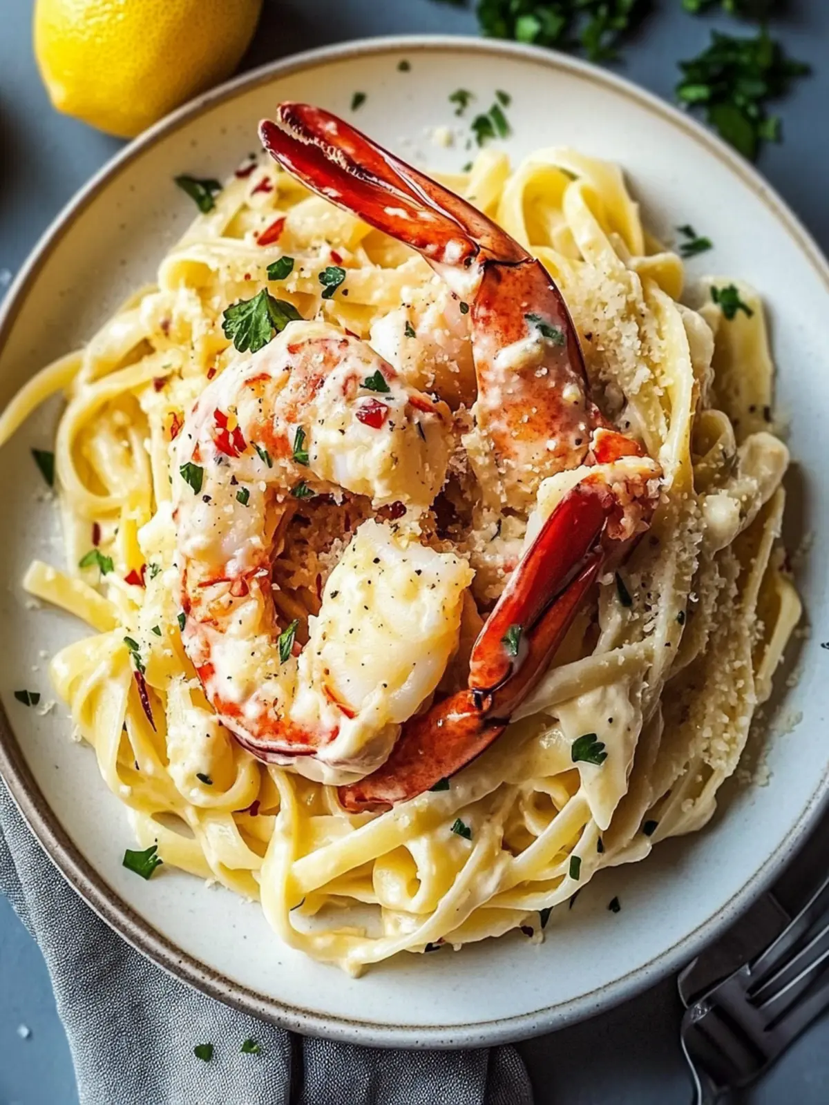 Delicious Creamy Lobster Pasta in Just 25 Minutes 2 Creamy Lobster Pasta