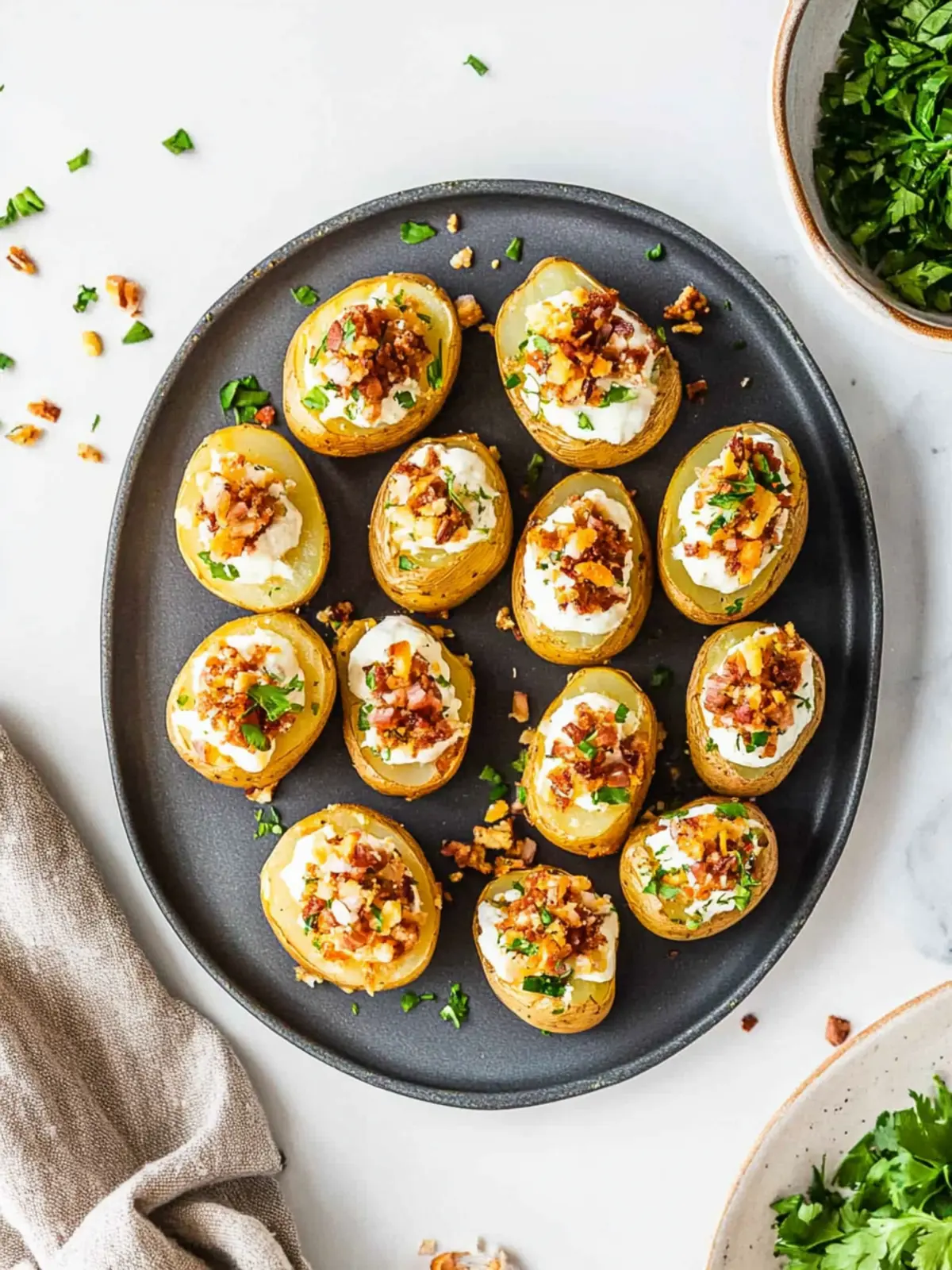 Irresistible Mini Baked Potatoes for a Cozy Gathering 4 Mini Baked Potatoes