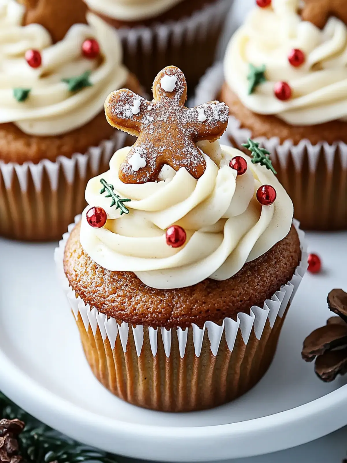 Festive Gingerbread Cupcakes That Wow Every Holiday Table 4 Festive Gingerbread Cupcakes