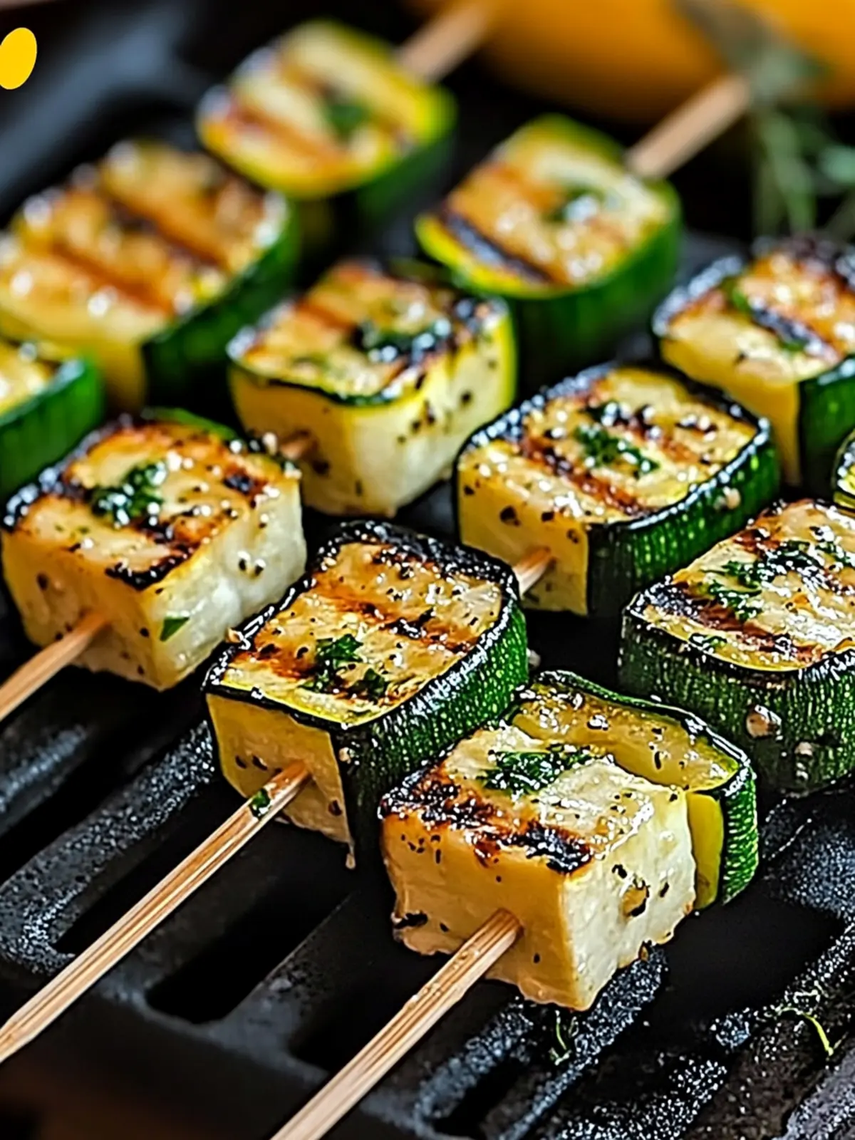 Grilled Garlic Butter Zucchini Skewers for Your Summer BBQ 3 Garlic Butter Zucchini Skewers