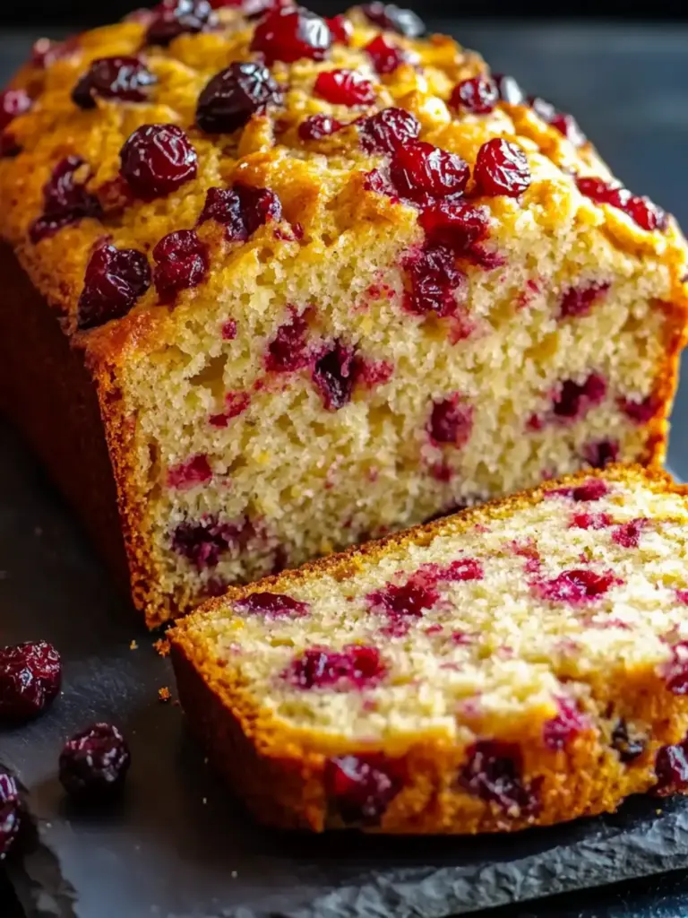 Moist Cranberry Orange Bread