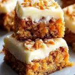 Mouthwatering Decadent Carrot Cake Bars with Cream Cheese Frosting 4 Decadent Carrot Cake Bars with Cream Cheese Frosting