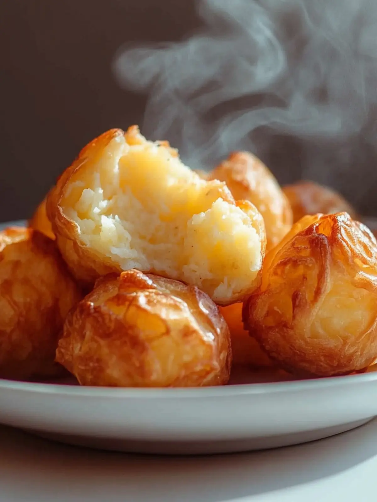 Crispy Mashed Potato Cheese Puffs
