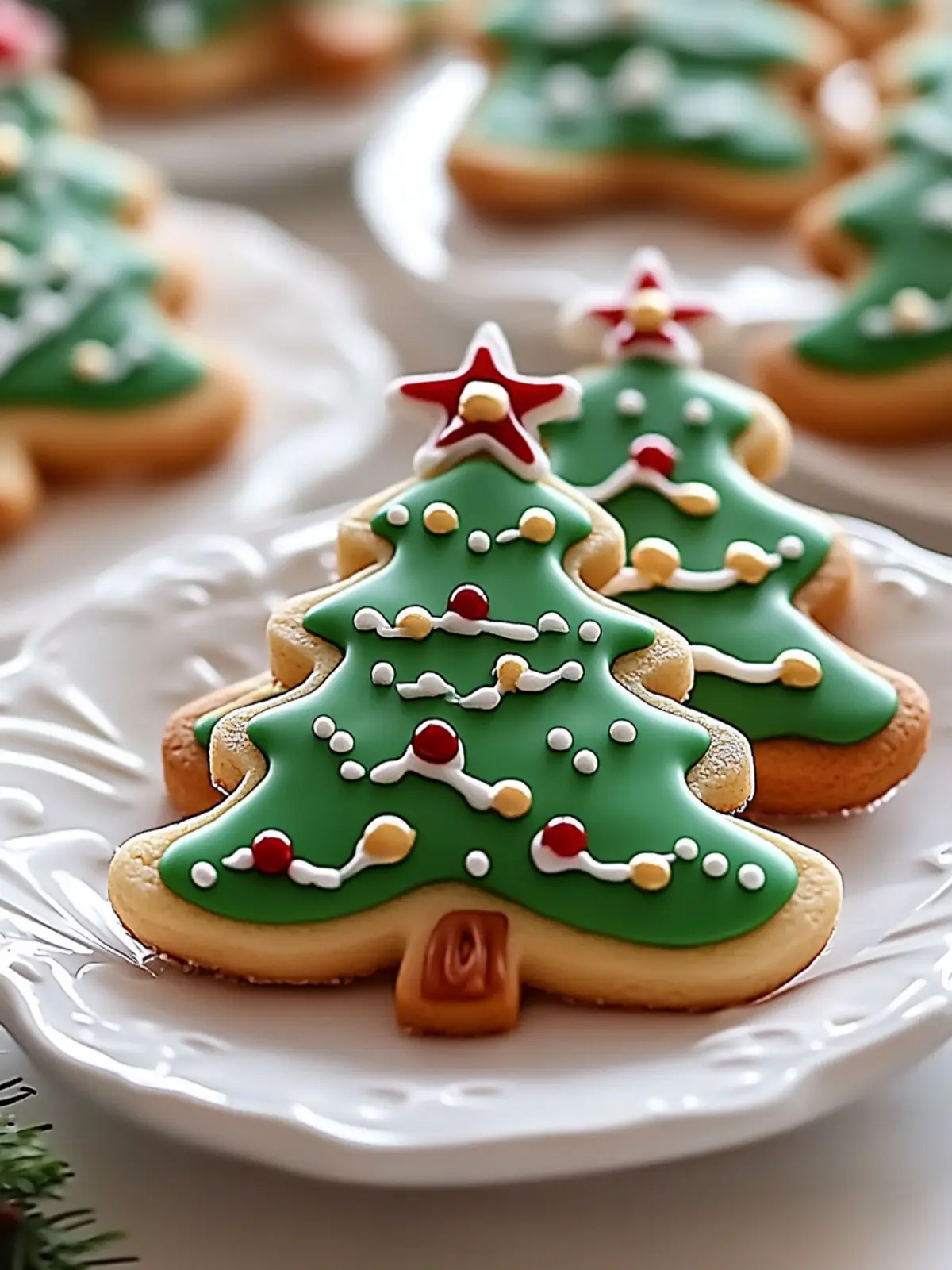 Festive Decorated Christmas Tree Cookies to Brighten Your Holiday 4 Decorated Christmas Tree Cookies
