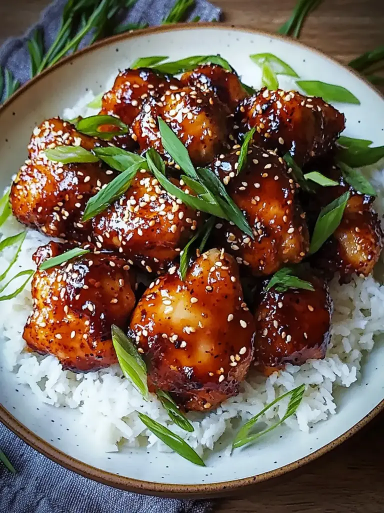 Sticky Honey Gochujang Chicken
