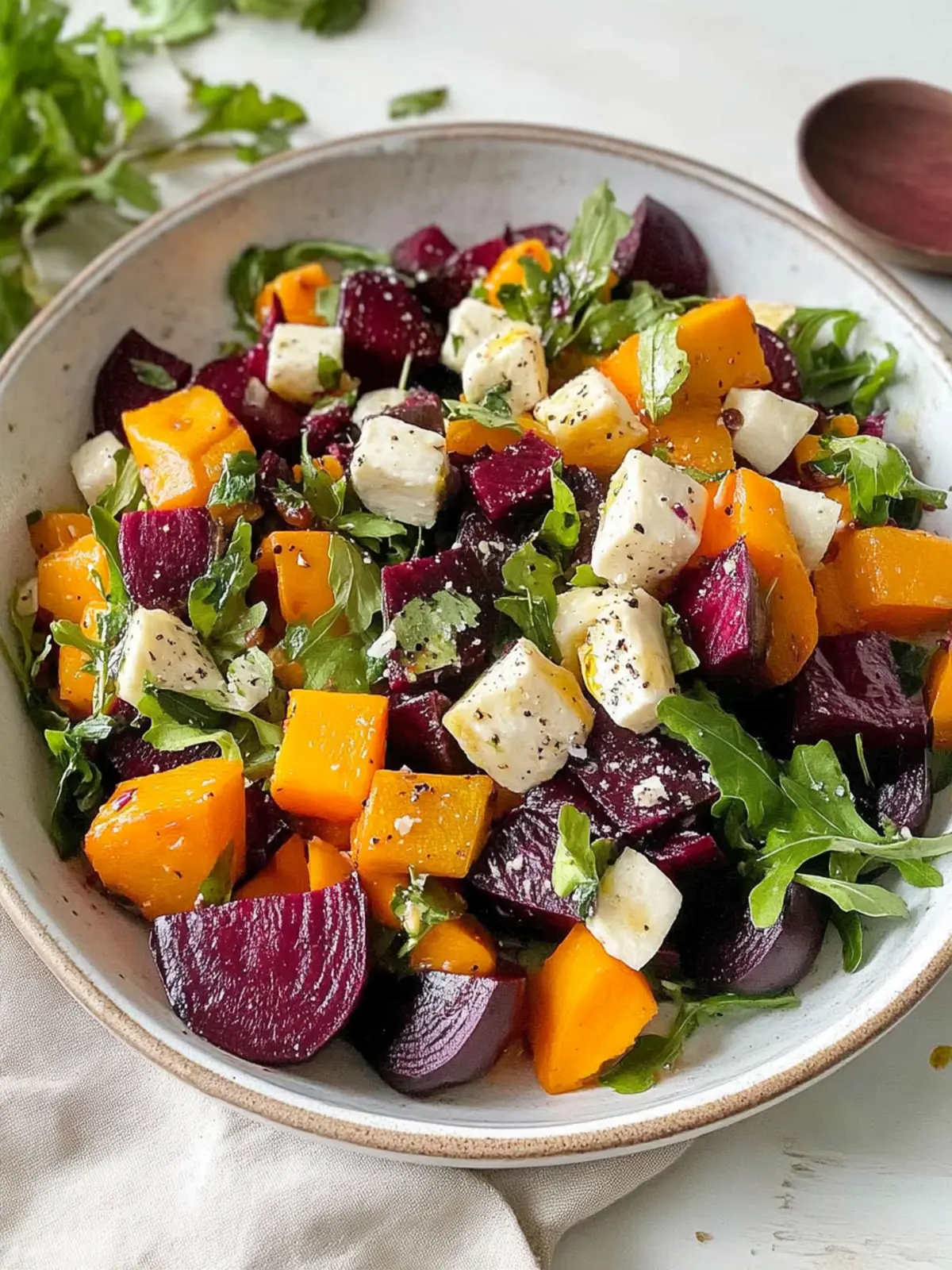 Butternut and Beetroot Salad