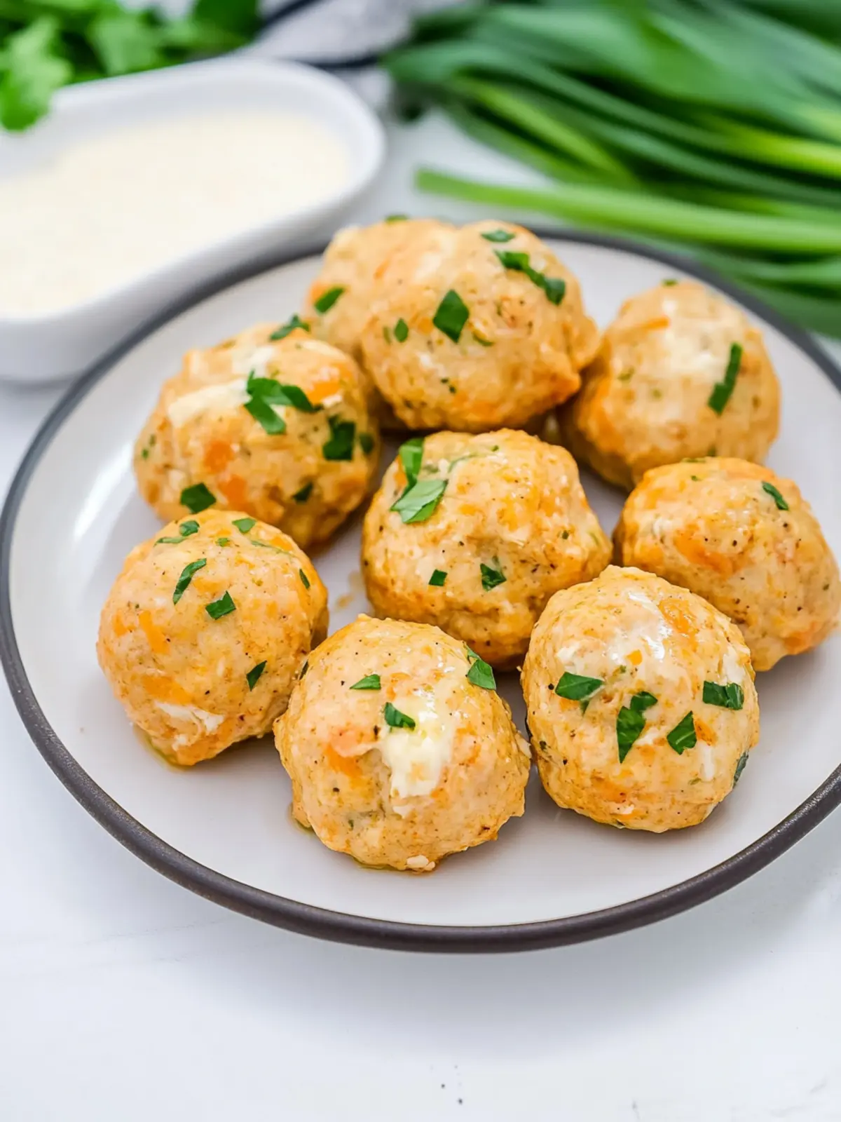 Baked Keto Chicken Meatballs for Easy, Guilt-Free Comfort 2 Baked Keto Chicken Meatballs