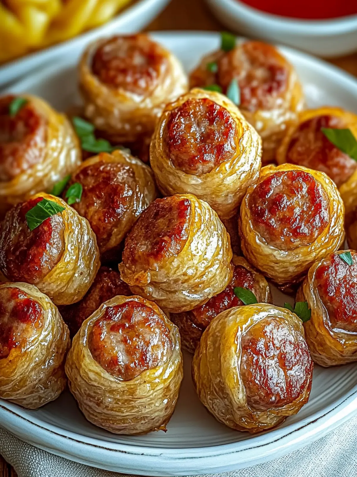 Kilted Sausage Bites